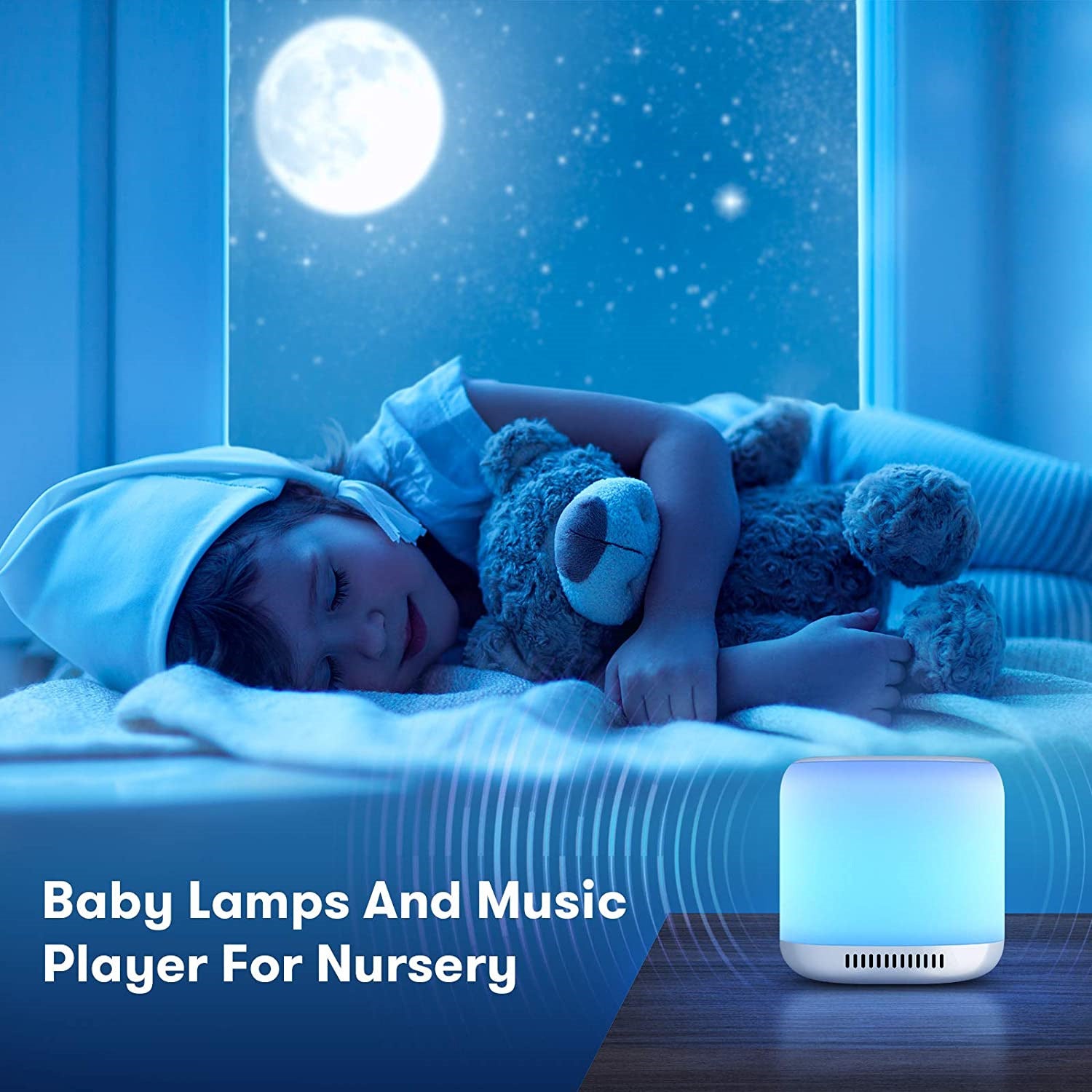 Baby White Noise Light for Peaceful Sleep