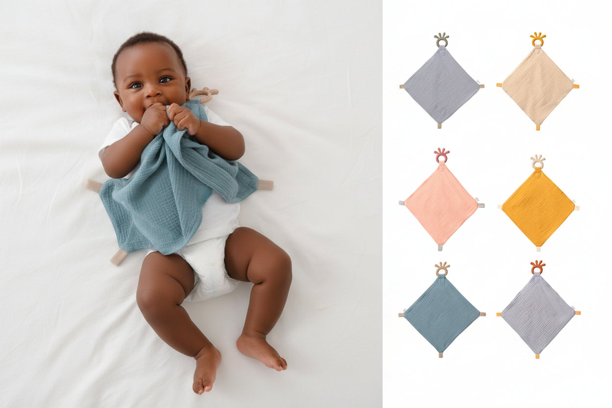 Cotton Baby Sleep & Teething Toy Set