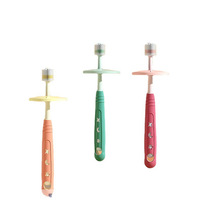 Children's Toothbrush With 360-degree Antibacterial Nano-soft Bristles