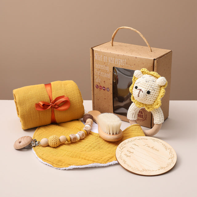 Baby Bath Time Play & Swaddle Gift Set